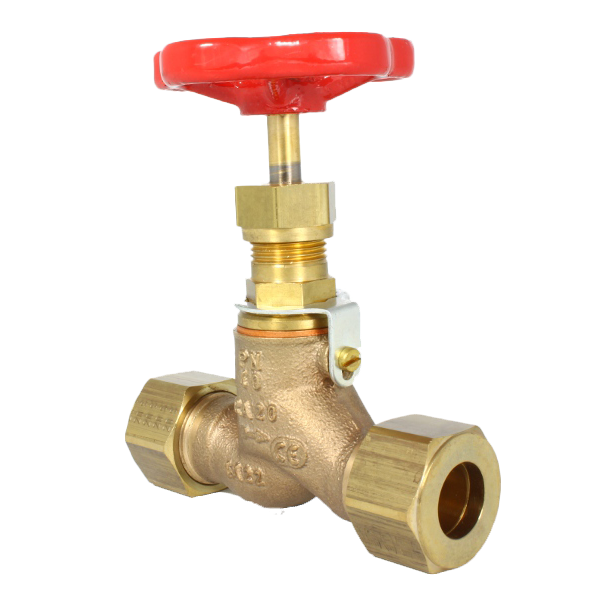 GLOBE VALVE STRAIGHT BRONZE WITH CUTTING RINGS CS-RG-N; S  DIN86501 PN 40